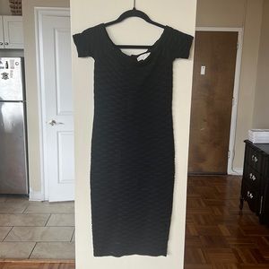 Michael Kors bodycon black dress